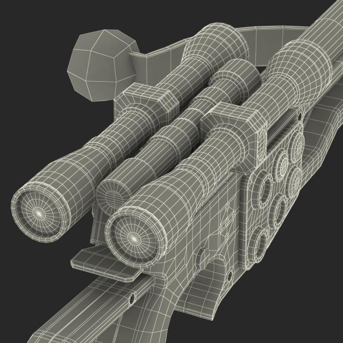 3D model Star Wars Chewbaccas Bowcaster