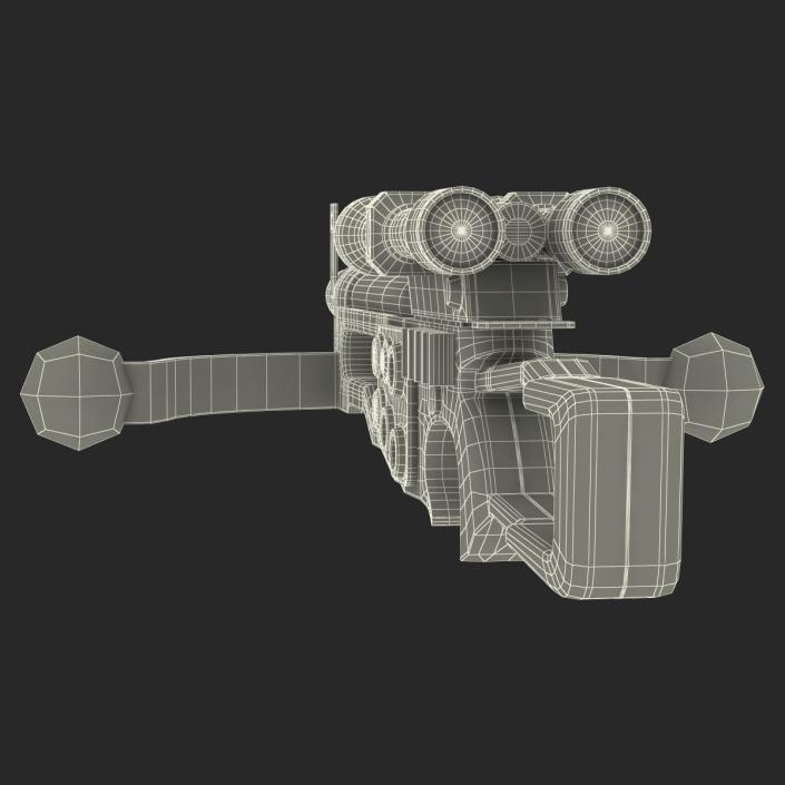 3D model Star Wars Chewbaccas Bowcaster