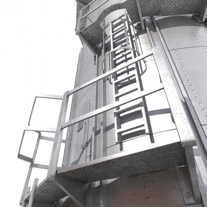 Industrial Tower Grain Dryers 3D model