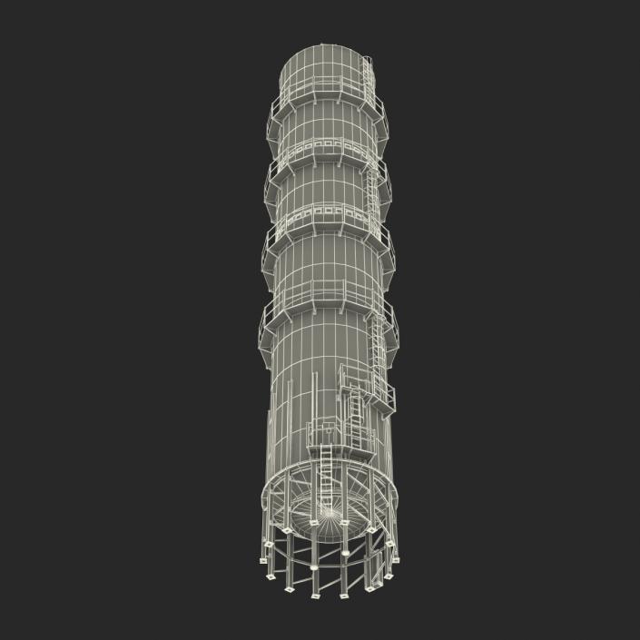 Industrial Tower Grain Dryers 3D model