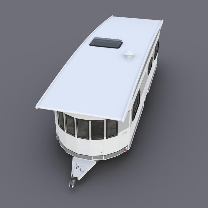 Hobby Caravan Landhaus Rigged 3D model