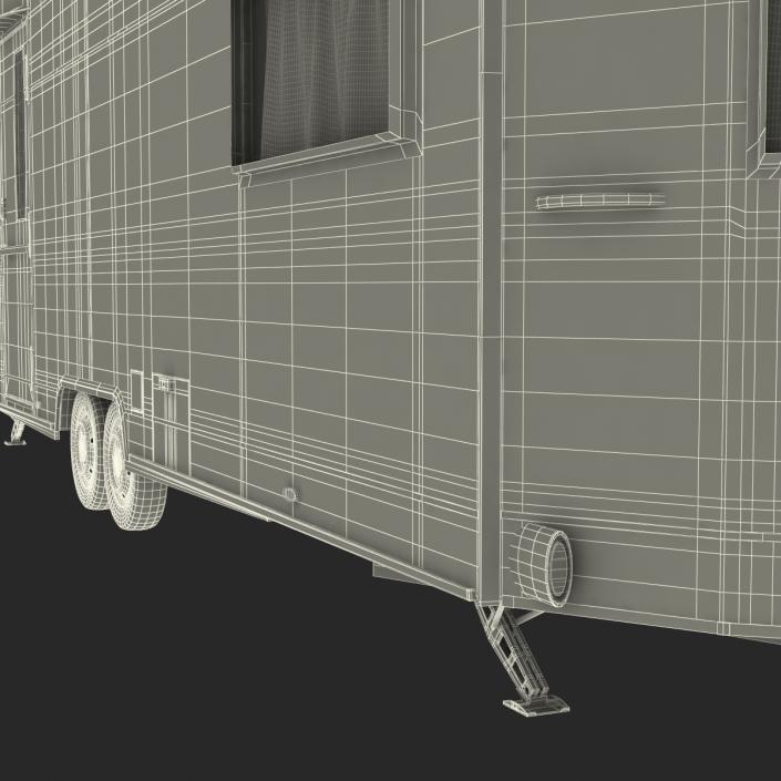 Hobby Caravan Landhaus Rigged 3D model