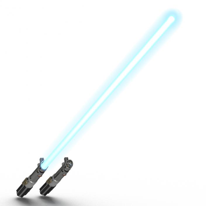 3D Star Wars Anakin Skywalker Lightsaber 3D Models Set