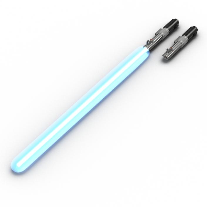 3D Star Wars Anakin Skywalker Lightsaber 3D Models Set