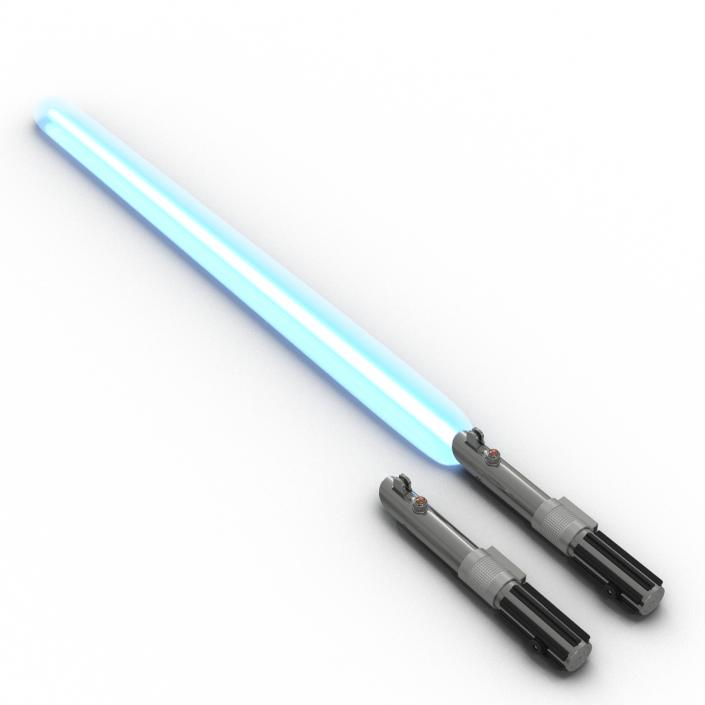 3D Star Wars Anakin Skywalker Lightsaber 3D Models Set