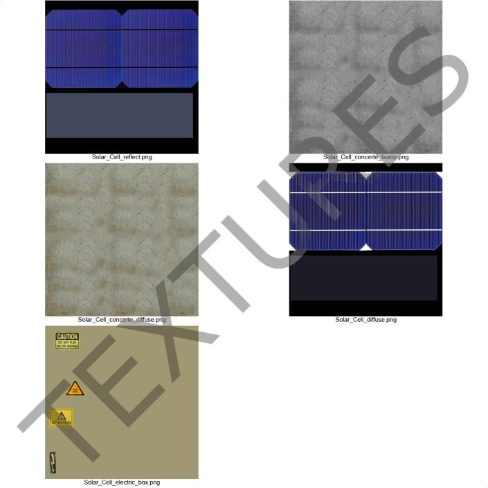 3D model Solar Cell