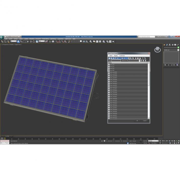 3D Solar Panel 2 model