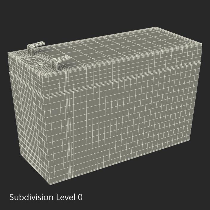 3D model 12 Volt Battery