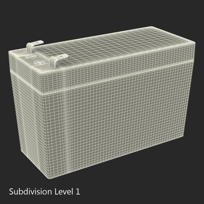 3D model 12 Volt Battery