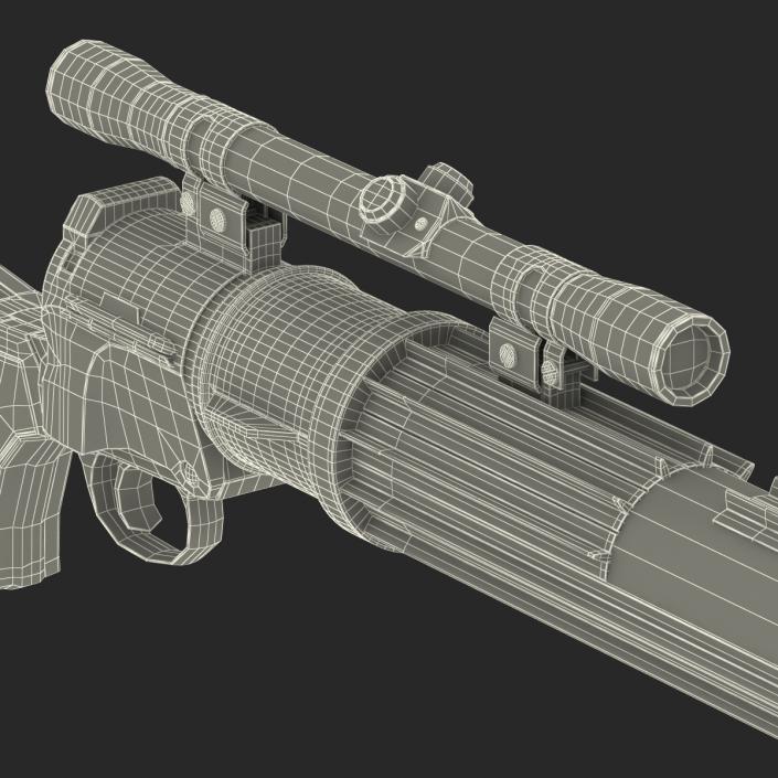 Star Wars Boba Fett Blaster 3D