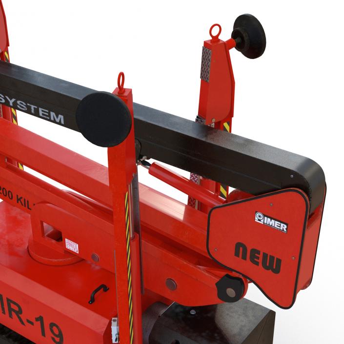 3D Telescopic Boom Lift Red 2