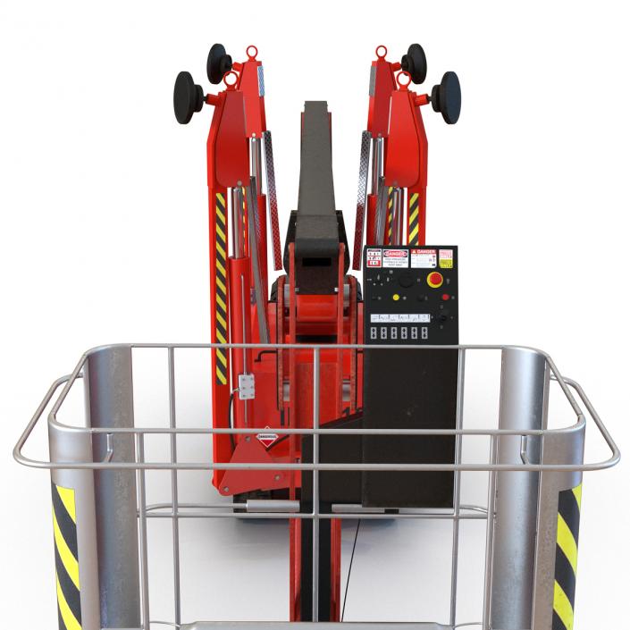 3D Telescopic Boom Lift Red 2