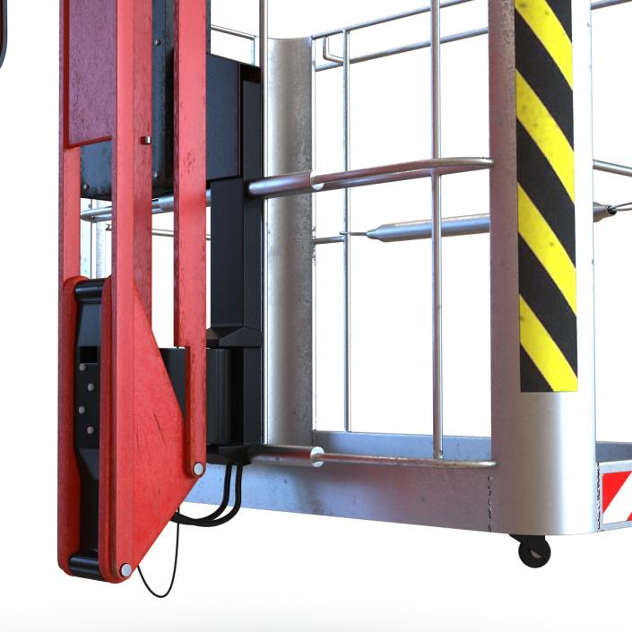 3D Telescopic Boom Lift Red 2