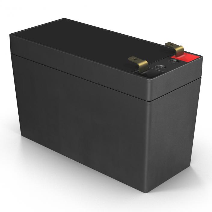 3D 12 Volt Battery Generic model