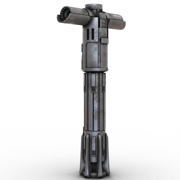 Kylo Ren Lightsaber Used 3D model