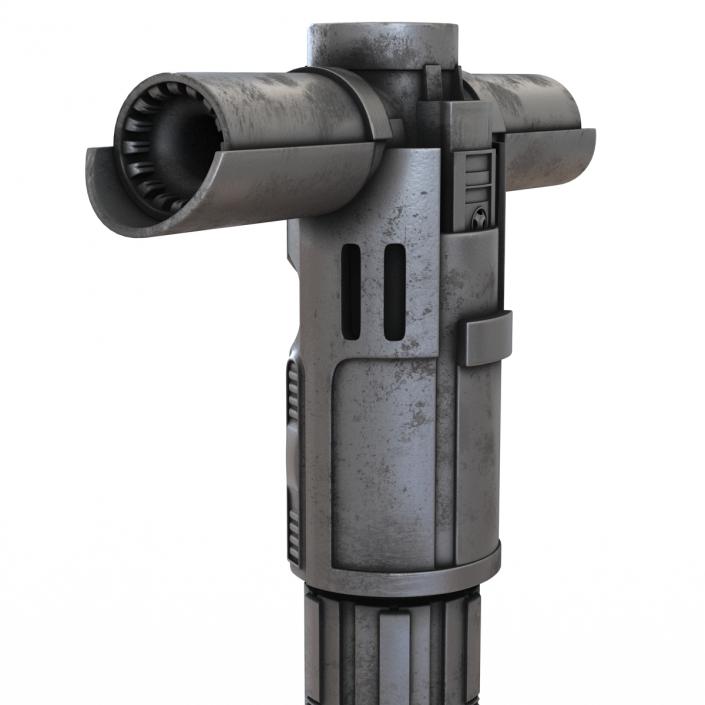 Kylo Ren Lightsaber Used 3D model