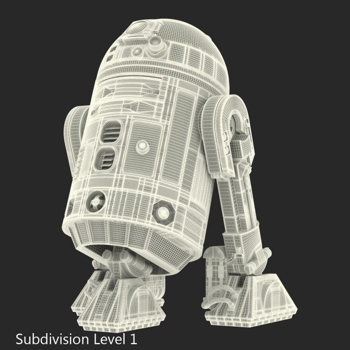 R2 D2 3D model