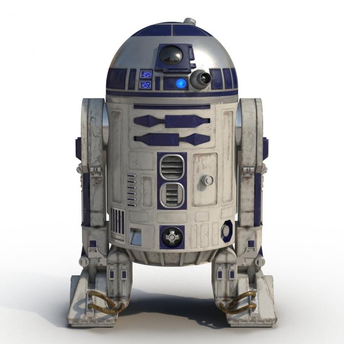 R2 D2 Rigged 3D