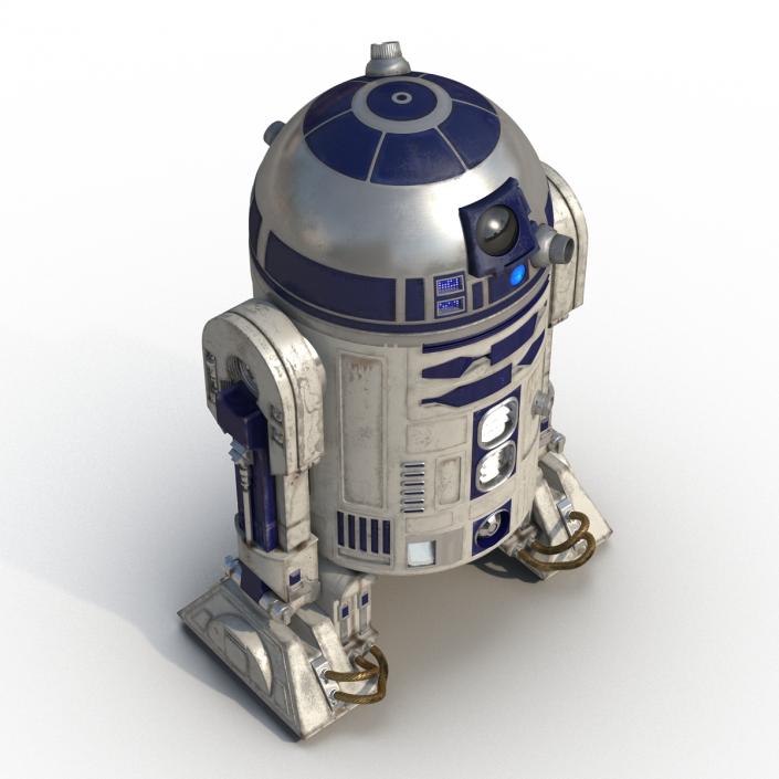 R2 D2 Rigged 3D