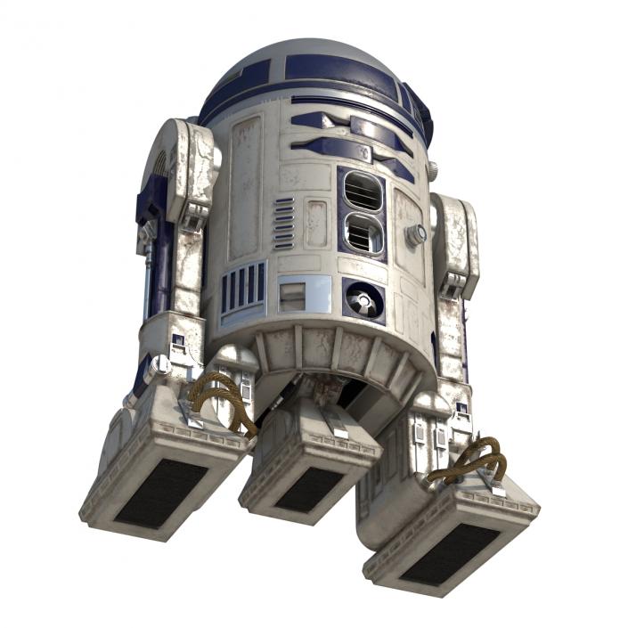 R2 D2 Rigged 3D