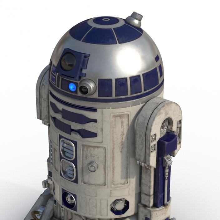 R2 D2 Rigged 3D