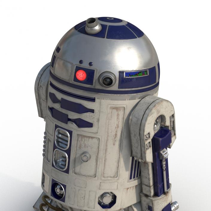 R2 D2 Rigged 3D