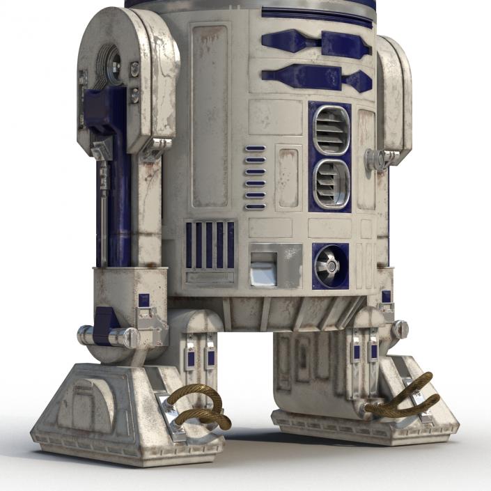 R2 D2 Rigged 3D