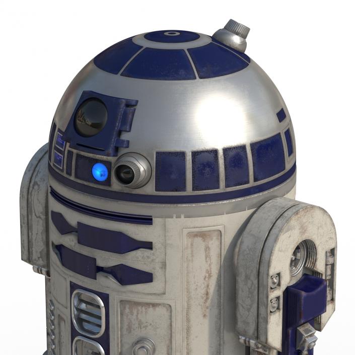 R2 D2 Rigged 3D