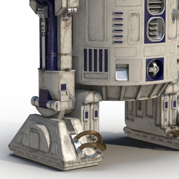 R2 D2 Rigged 3D