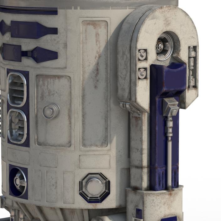 R2 D2 Rigged 3D