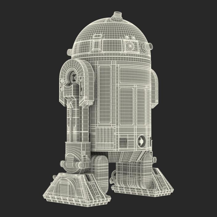 R2 D2 Rigged 3D