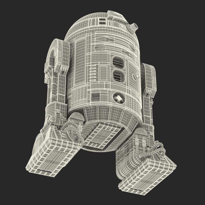 R2 D2 Rigged 3D