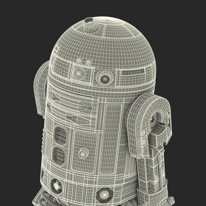 R2 D2 Rigged 3D