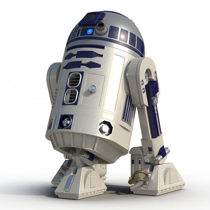 3D model Star Wars Character R2 D2