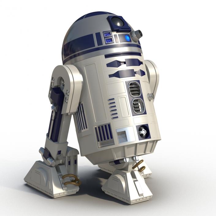 3D model Star Wars Character R2 D2