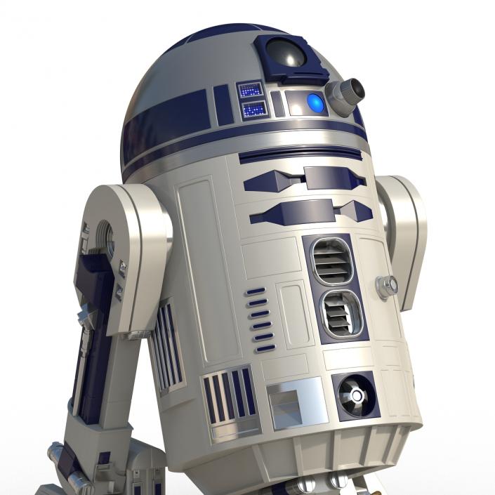 3D model Star Wars Character R2 D2