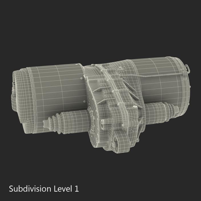 3D model Tesla Electric Motor