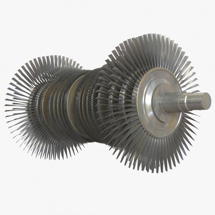 3D Steam Turbine model