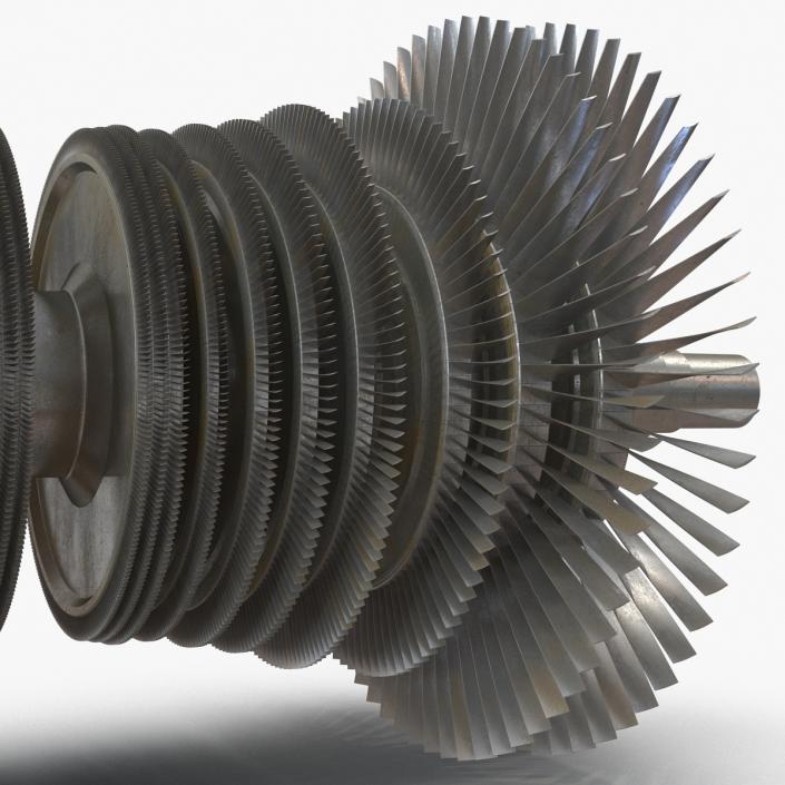 3D Steam Turbine model