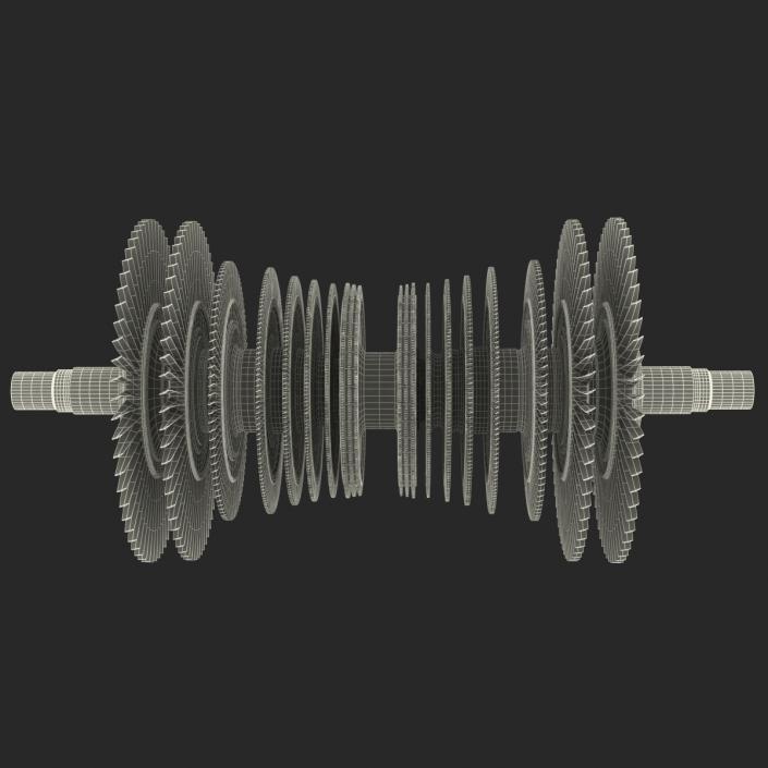 3D Steam Turbine model