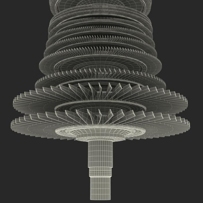 3D Steam Turbine model