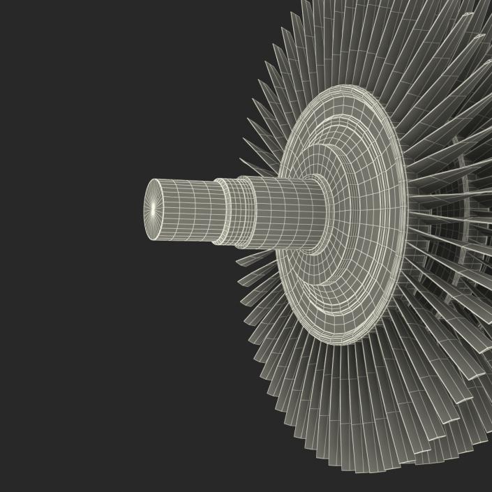 3D Steam Turbine model