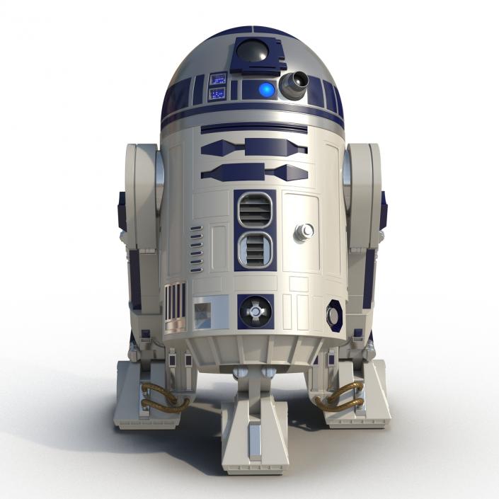 3D model Star Wars Character R2 D2