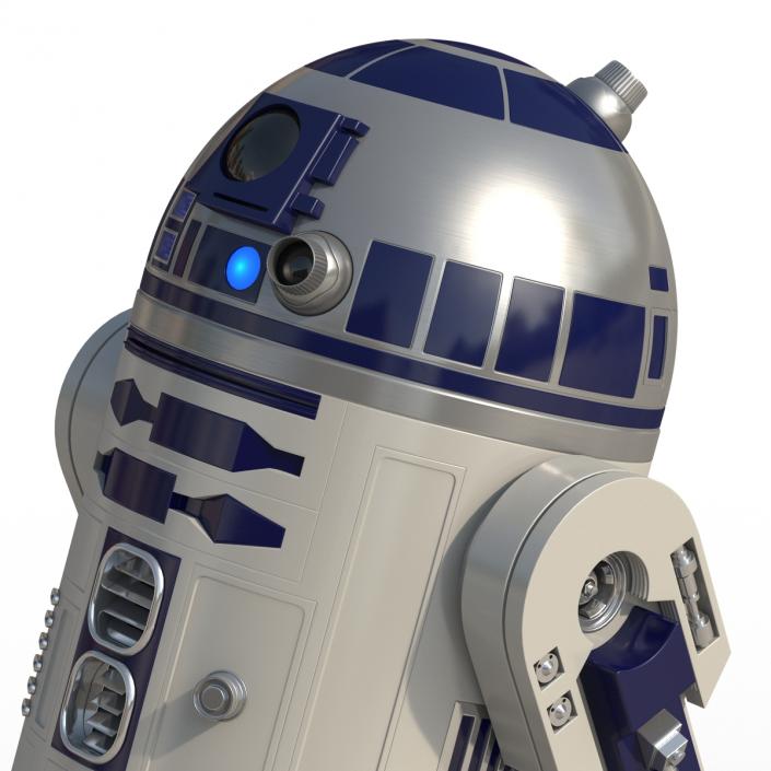 3D model Star Wars Character R2 D2