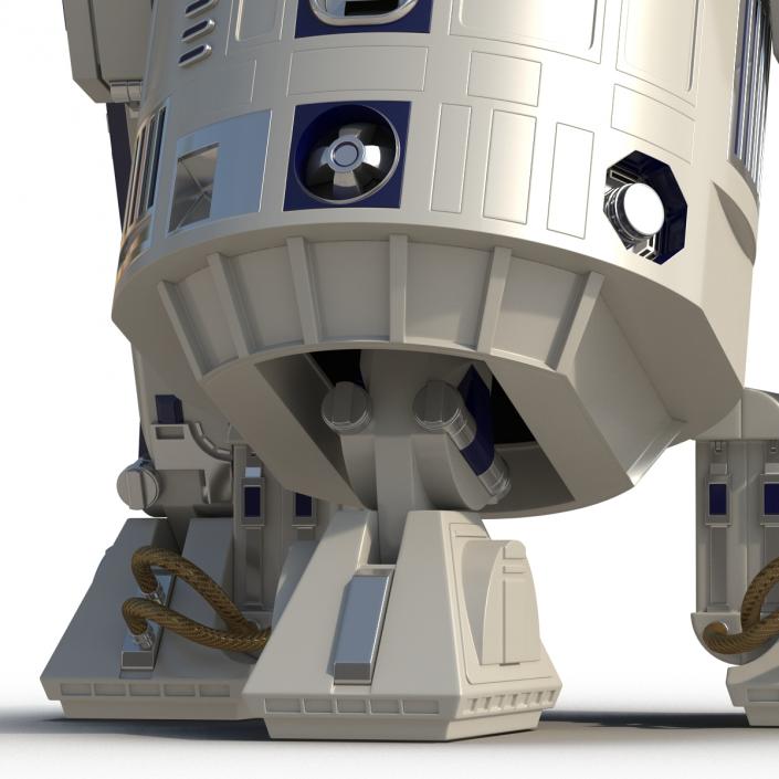 3D model Star Wars Character R2 D2