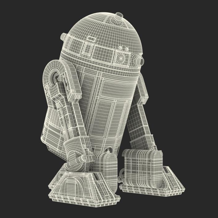 3D model Star Wars Character R2 D2