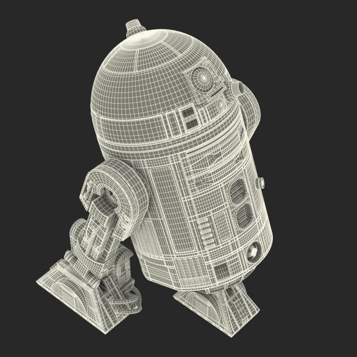 3D model Star Wars Character R2 D2