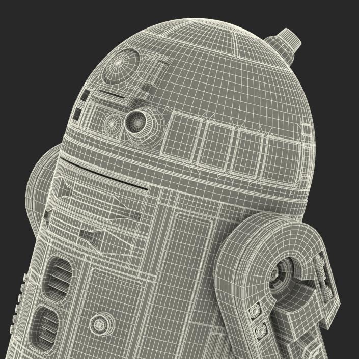 3D model Star Wars Character R2 D2