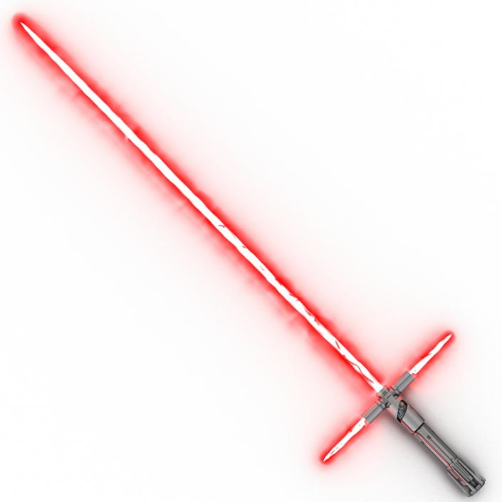 3D Kylo Ren Lightsaber 3D Models Set model