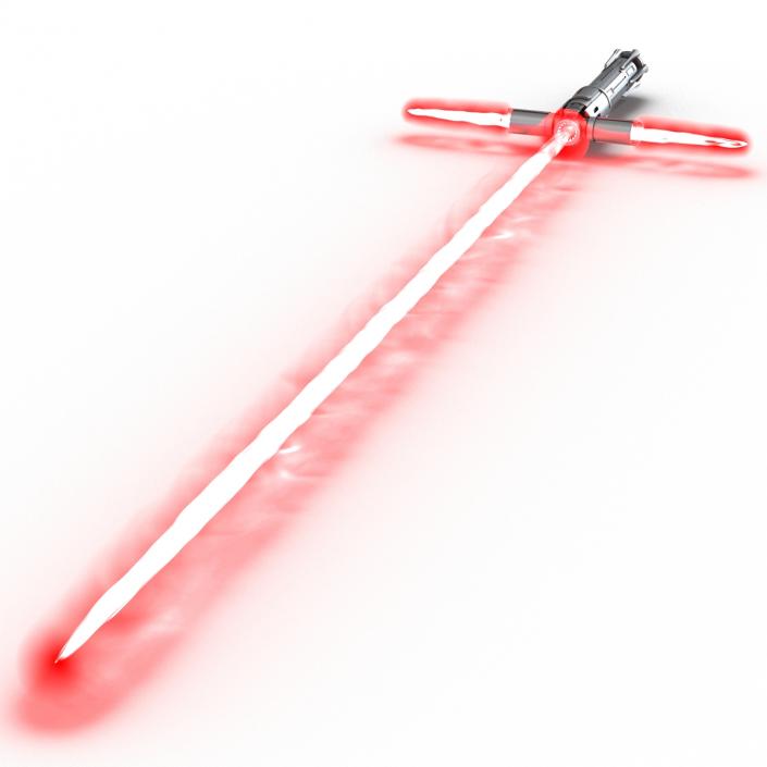 3D Kylo Ren Lightsaber 3D Models Set model